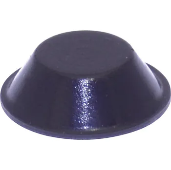 TOOLCRAFT PD2019SW podstavná nožka přístrojová samolepicí, kulatá černá (Ø x v) 19 mm x 6 mm 1 ks