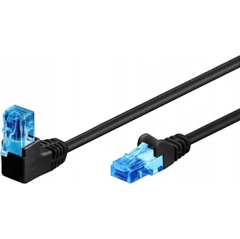 Síťový kabel Patchcord Goobay U/UTP 6a RJ45 / RJ45 2 m černý