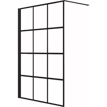 Sprchová zástěna WALK-IN Metro 130x195 black