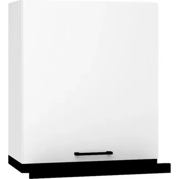 Kuchyňská skříňka Kuchyňská skříňka Max W60/68 Slim Pl s černou kapucí bílý