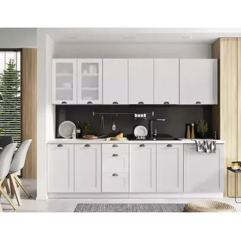 Kuchyňská linka Kuchyňská Linka Adele 260 bílý puntík Bb