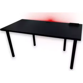 Kancelářská sestava Psací Stůl Pro Hráča 160cm Model 3 Černá Horní