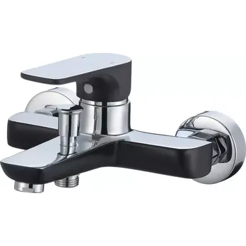 Vodovodní baterie Baterie vanová nástěnná Gemini Black