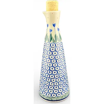 Nádoba na olej a ocet Láhev na olej/ocet Tulipány dek. 490A Keramika Bolesławiec