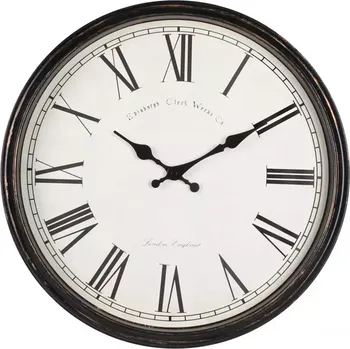 Hodiny Nástěnné hodiny Mariot pr. 40,5x8 cm hnědé