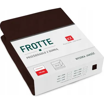 Prostěradlo Froté prostěradlo S Gumou 90x200 SILNÉ PRÉMIOVÉ Hnědé