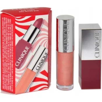 Rtěnka CLINIQUE Sada (Rtěnka Pop Lip Colour + Pop Splash) Kosmetická sada