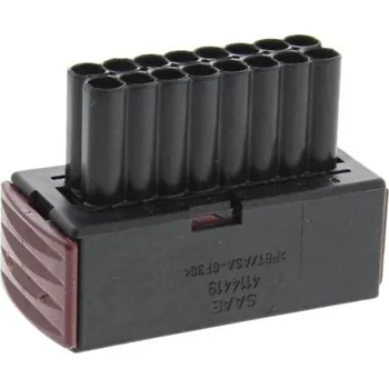 Elektrický konektor Automobilový konektor, počet kontaktů: 16 barva Černá, Samice, Kabelová montáž, řada: Junior Power Timer, počet řad: 2