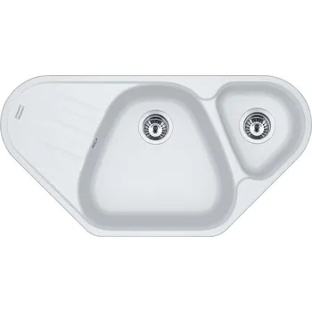 Granitový dřez Granitový dřez Franke AZG 661 E bílá led