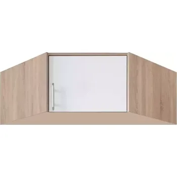 Racková skříň Nástavec Skříň Smart SRN4 95 cm dub sonoma/bílá