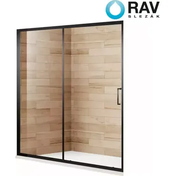 RAV-SLEZÁK Sprchové dveře Patio 120x195 černý profil
