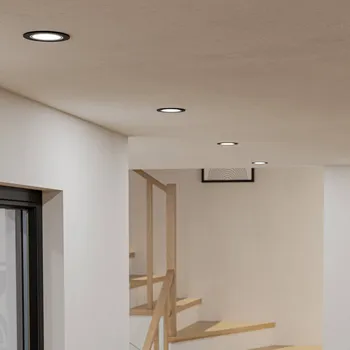 Osvětlení EGLO Nafferton závěsné světlo ze dřeva, tři zdroje - baldachýn - délka 77 cm, šířka 5 cm, výška 2,5 cm černá, hnědá 3 x 40 W - Doprava zdarma