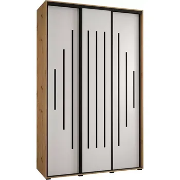 Předsíňová stěna Skříň 45 Canaris 12 150 artisan/bílá/černá