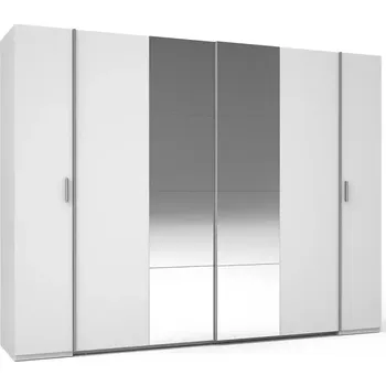 Kancelářská sestava Skříň Store 2D+2D III20-B bílá/zrcadlo