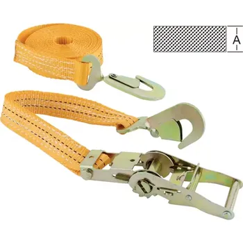 Upínací popruh Popruh s ráčnou 35 mm x 6 m + karabina