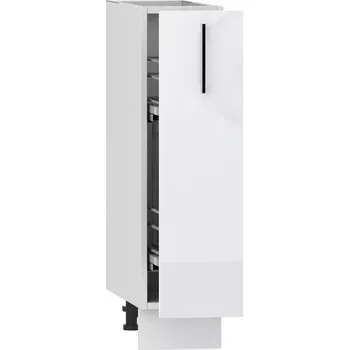 Kuchyňská Skříňka Oscar D20 Cargo + Koš bílá lesk/bílá