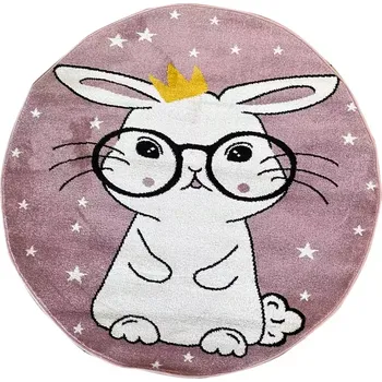 Koberec Koberec Frisee Soft Kids 1,2/1,2 FR3 F0719 růžový