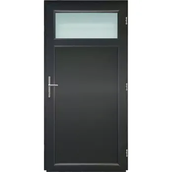 Vchodové dveře Vchodové dveře Eco D17 80P 88x198x6 antracit