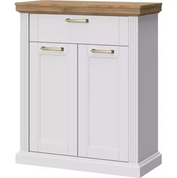 Předsíňová stěna Botník Tara CPL21 bílá mat