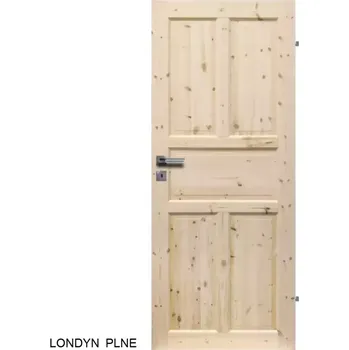 Interiérové dveře Interiérové dřevěné dveře LONDYN 60/197/4 cm P Bílá