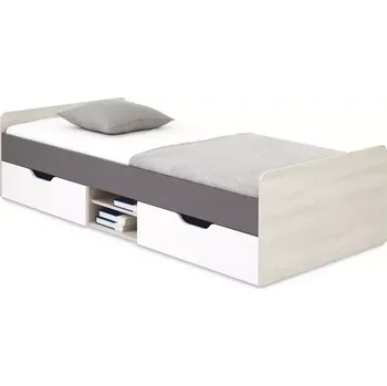 Ložnicová sestava Postel 90 Remo RM15 dub wilton/bílá/antracit