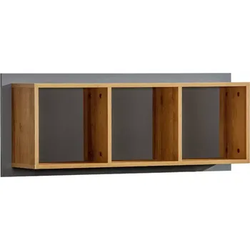 Kancelářská sestava Policka Werso 105cm Dub Riviera/Bílý Bryl/Antrac