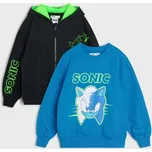 Sinsay - Mikiny s kontrastními barvami 2-pack Sonic the Hedgehog - vícebarevná - 482DU-MLC - 482DU-MLC-122