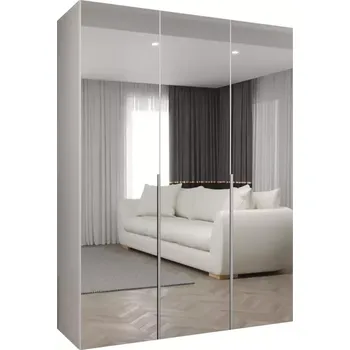 Předsíňová stěna Skříň Alicante III 150 bílá/stříbrná