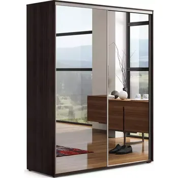 Kancelářská sestava Skříň Wiktoria A1 150 Čokoláda