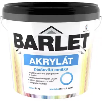 Omítka Barlet akrylát zrnitá omítka 1,5mm 25kg 4416