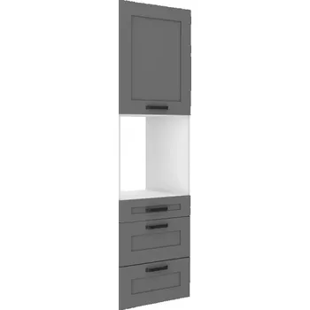 Kuchyňská skříňka Kuchyňská skříňka Luna dustgrey/bílá 60DPS-210 3S 1F