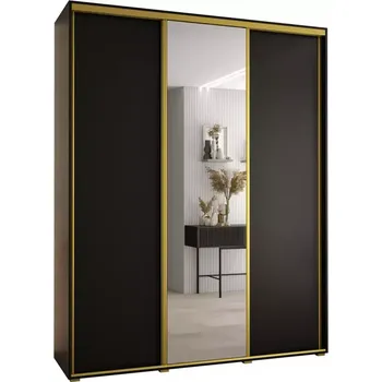 Předsíňová stěna Skříň 45 Canaris 3 190 černá/gold