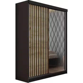 Ložnicová sestava Skříň Malani 138 L Grafit / Přední Craft