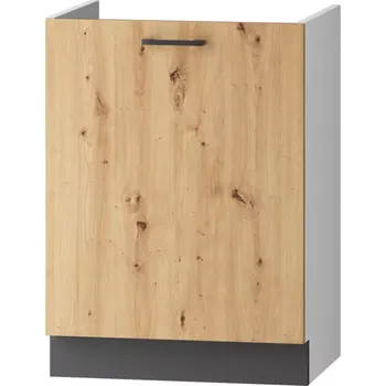 Kuchyňská Skříňka Clara D60 Zl P/L grafitově šedá/dub artisan