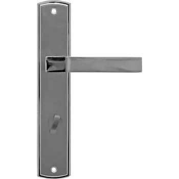 Dveřní kování Klika MERANO WC72 nikl