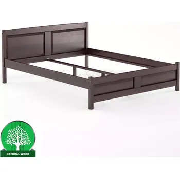 Ložnicová sestava Postel borovicová LK104–160x200 ořech