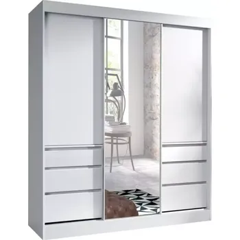 Kancelářská sestava Skříň Haiti 180 Bílý/Bílý