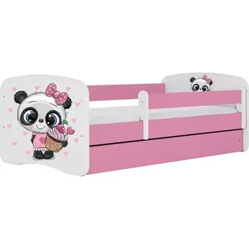Ložnicová sestava Dětská postel Babydreams růžová 80x180 Panda