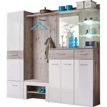 Předsíňová stěna Předsíňová Stěna Gustavo IV Dub Wellington/Bílý