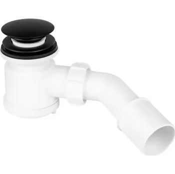 Sifon Vaničkový sifon 50 černý klik-klak HC26CLMB