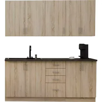 Kuchyňská linka Kuchyňská linka Sara sonoma 180cm bez pracovní desky