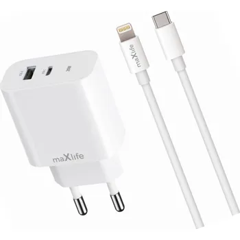 Rychlá nabíječka 20W duální s kabelem Lightning 2 porty pro iPhone 6s Plus