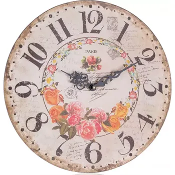 Hodiny Hodiny nástěnné Rose 34cm