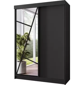 Kancelářská sestava Skříň Vena 167 černá + černá