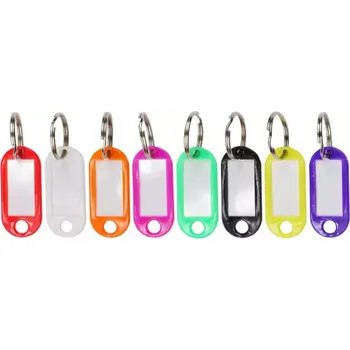 Jmenovky na klíče mix barev 8 KS