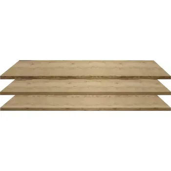 Kancelářská sestava Police 3 Ks Skříň Retro 138 Kraft Zlatý