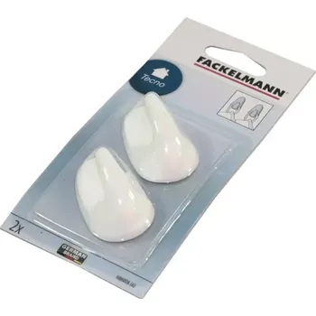 Koupelnový nábytek Háčky ovál bílé 5cm 686008