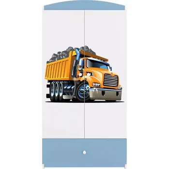 Ložnicová sestava Skříň Babydreams modrá - Náklaďák