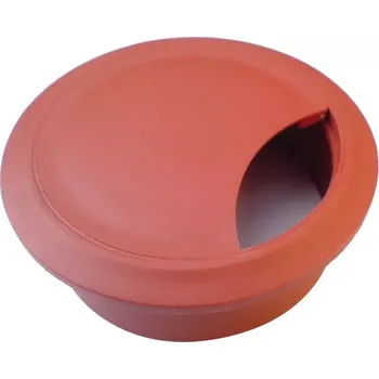 Nábytkové kování Kabelová průchodka o 60mm, plast, calvados