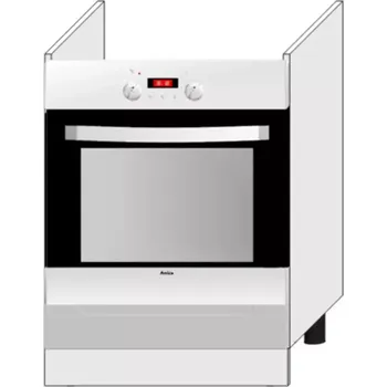 Kuchyňská Skříňka Zoya Dk60 Světle Šedá Mat/Bílý